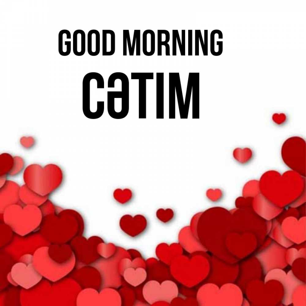 Greetings card с именем, СӘТІМ Good morning хорошего настроения Greetings with text for free download 