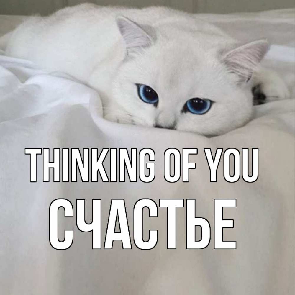 Greetings card с именем, Счастье Thinking of you я очень по тебе скучаю и тоскую Greetings with text for free download 