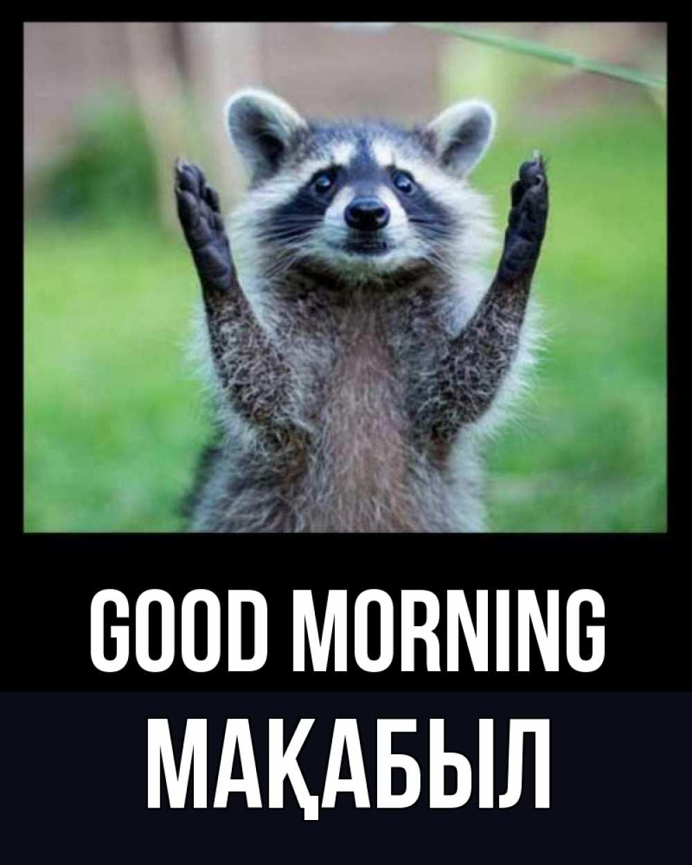 Greetings card с именем, МАҚАБЫЛ Good morning хорошее настроение утречком Greetings with text for free download 