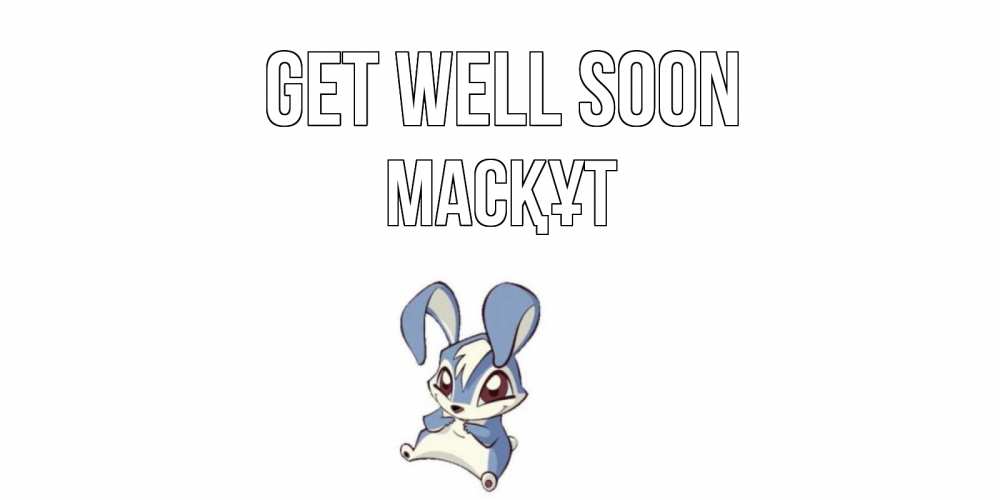 Greetings card с именем, МАСҚҰТ Get well soon серый заяц на открытке про выздоравление Greetings with text for free download 