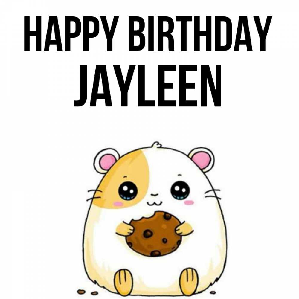Greetings card с именем, Jayleen Happy Birthday с днюхой Greetings with text for free download 
