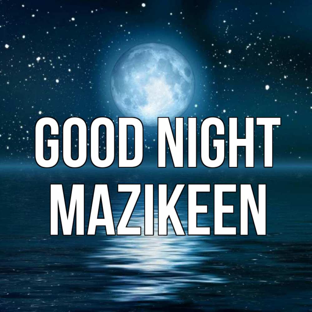 Greetings card с именем, Mazikeen Good night звезды Greetings with text for free download 