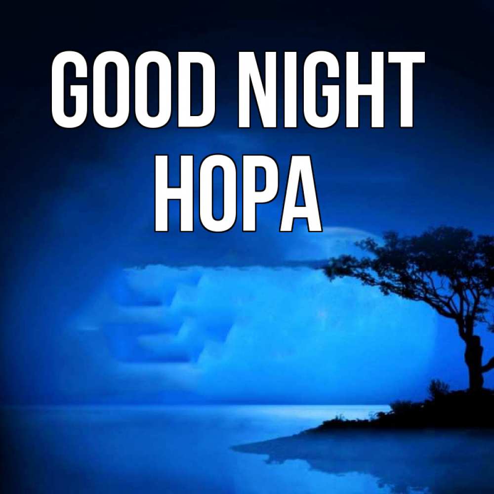 Greetings card с именем, Нора Good night ночное побережье Greetings with text for free download 