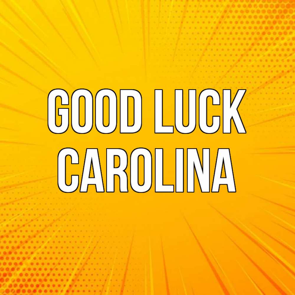 Greetings card с именем, Carolina Good luck фон Greetings with text for free download 