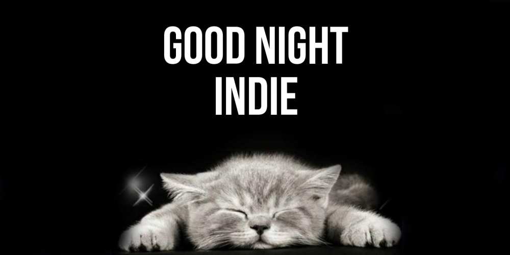 Greetings card с именем, Indie Good night спящий котик Greetings with text for free download 