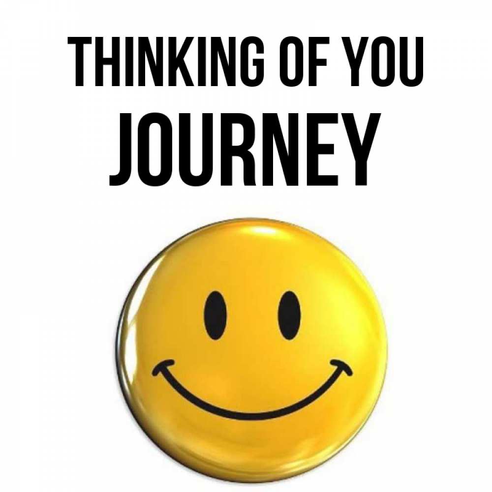 Greetings card с именем, Journey Thinking of you создать открытку с подписью своими руками Greetings with text for free download 
