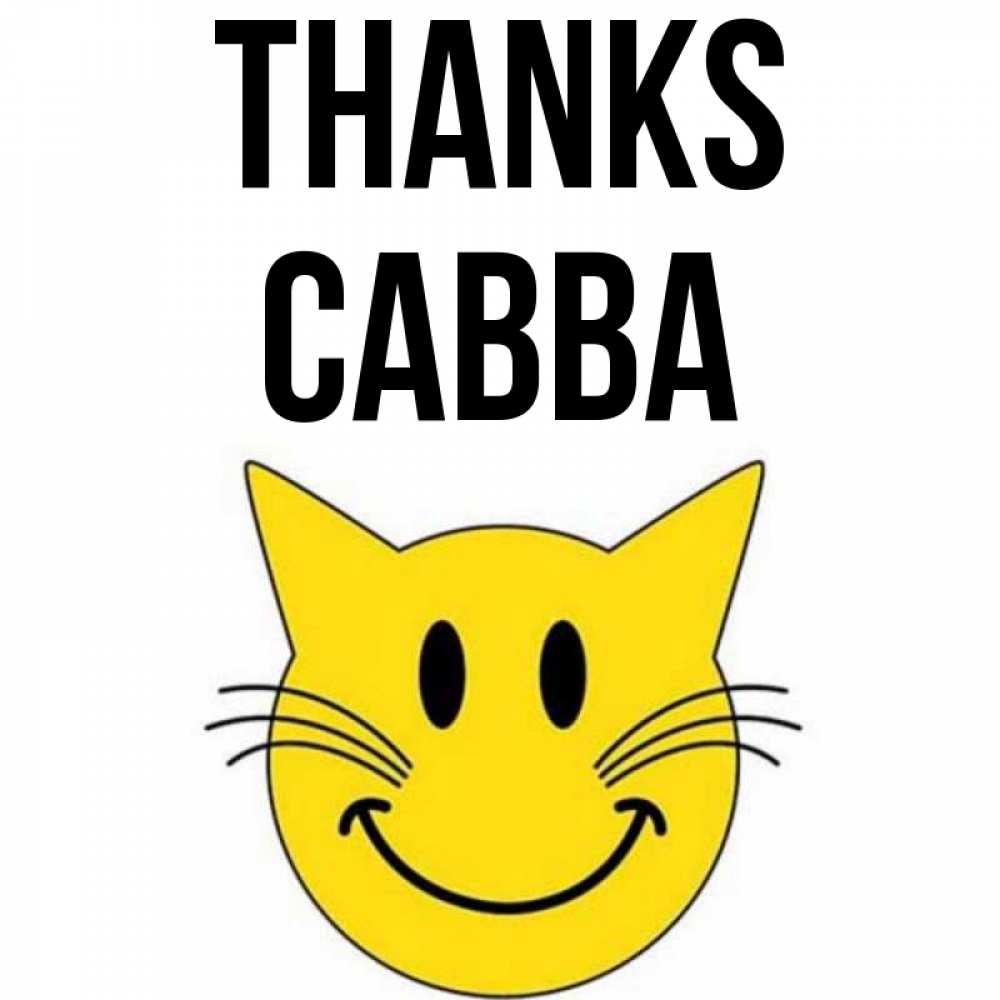 Greetings card с именем, Савва Thanks улыбающийся смайл кот Greetings with text for free download 
