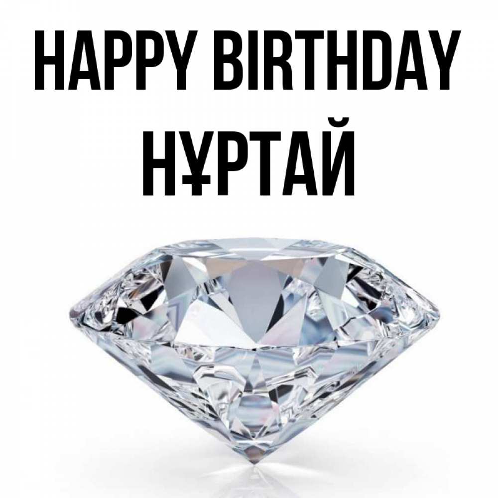 Greetings card с именем, Нұртай Happy Birthday к пожеланием быть богатым Greetings with text for free download 