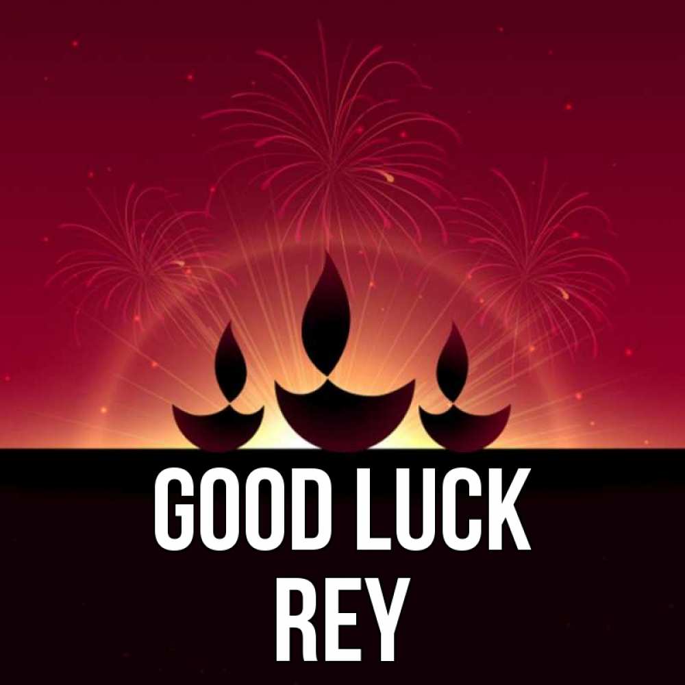 Greetings card с именем, Rey Good luck праздник Greetings with text for free download 