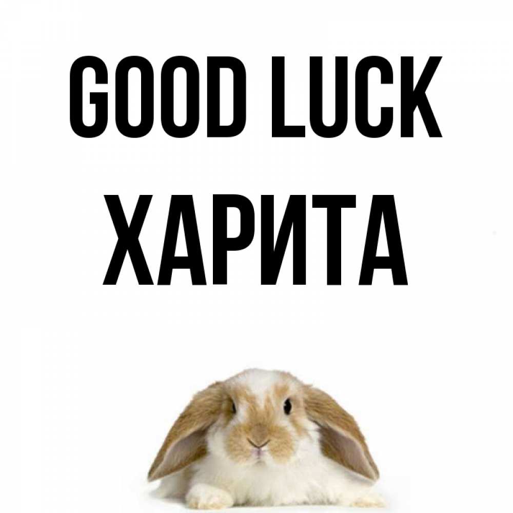 Greetings card с именем, Харита Good luck открытки с произвольным текстом который можно вставить в открытку и создать ее самостоятельно бесплатно онлайн Greetings with text for free download 