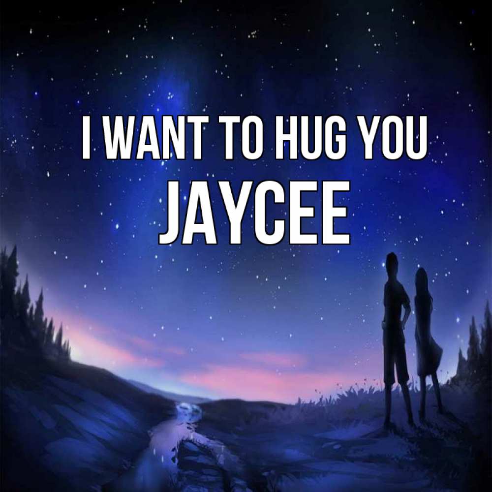 Greetings card с именем, Jaycee I want to hug you абстракция 1 Greetings with text for free download 