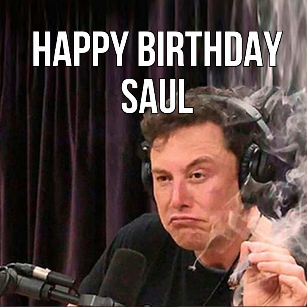 Greetings card с именем, Saul Happy Birthday МЕМ Greetings with text for free download 