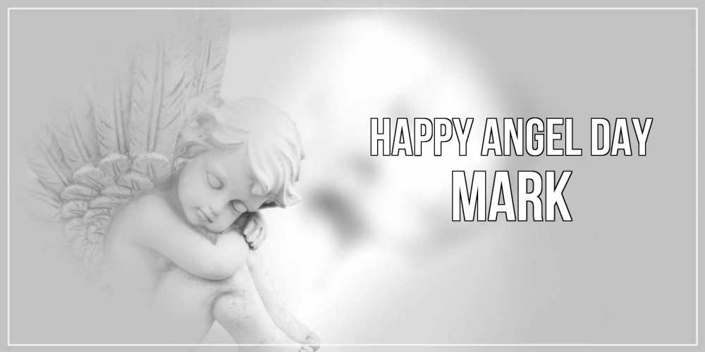 Greetings card с именем, Mark happy angel day ангелочек, день ангела Greetings with text for free download 