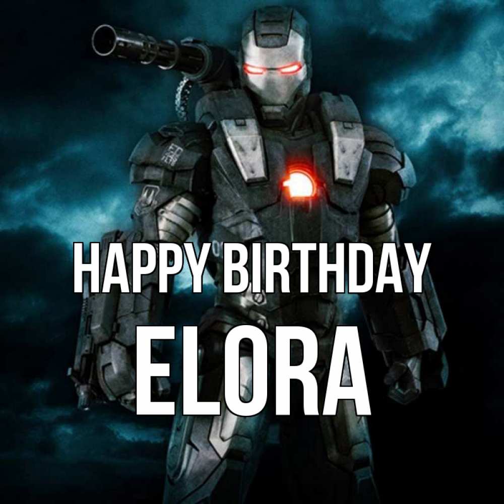 Greetings card с именем, Elora Happy Birthday марвел супергерой в новом костюме Greetings with text for free download 