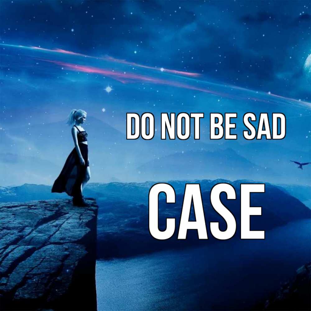 Greetings card с именем, Case Do not be sad вода и скала Greetings with text for free download 