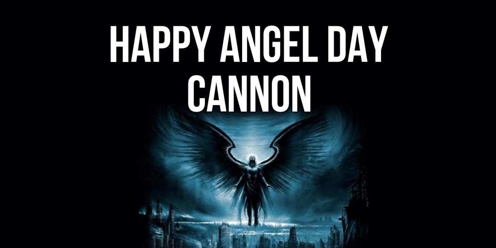 Greetings card с именем, Cannon happy angel day ангел, день ангела Greetings with text for free download 