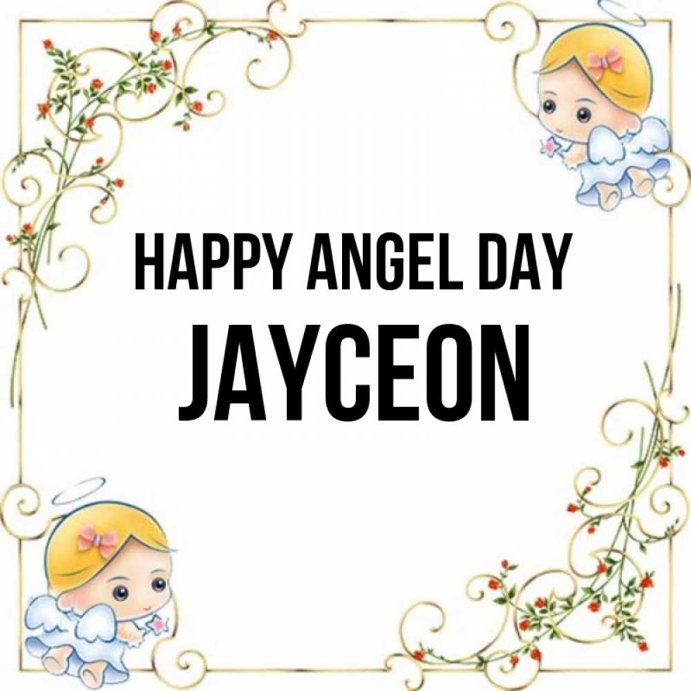 Greetings card с именем, Jayceon happy angel day девочки ангелы Greetings with text for free download 