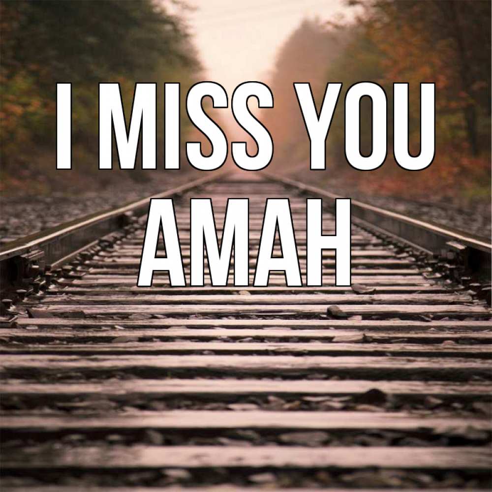 Greetings card с именем, Аман I miss you приезжай Greetings with text for free download 