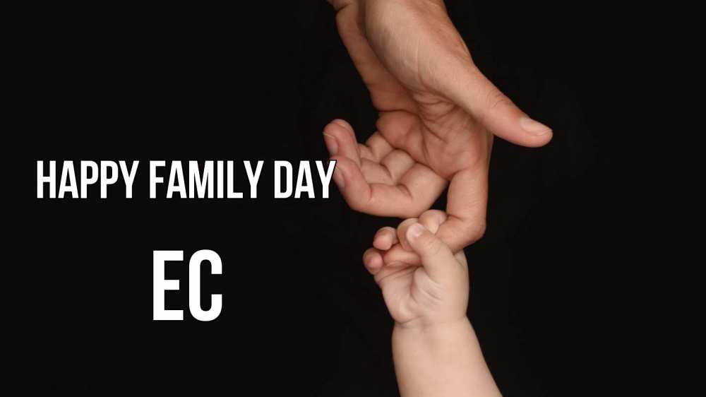 Greetings card с именем, Ес happy family day с днем семьи Greetings with text for free download 