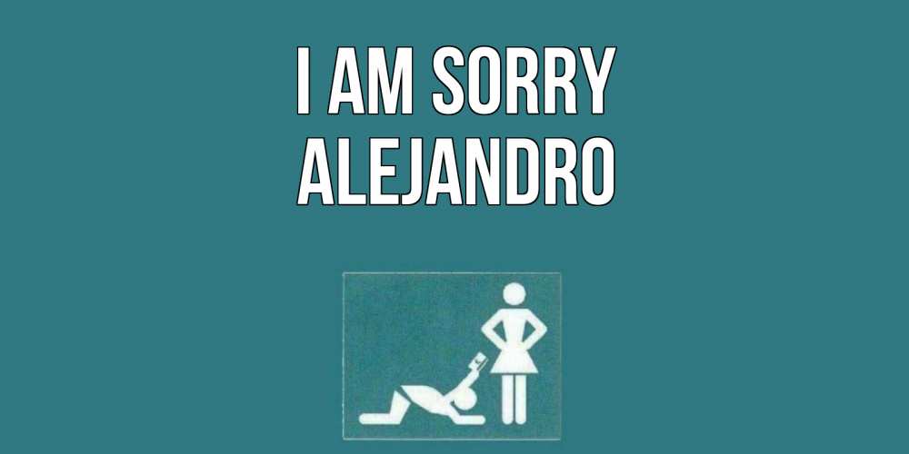 Greetings card с именем, Alejandro I am sorry прости Greetings with text for free download 