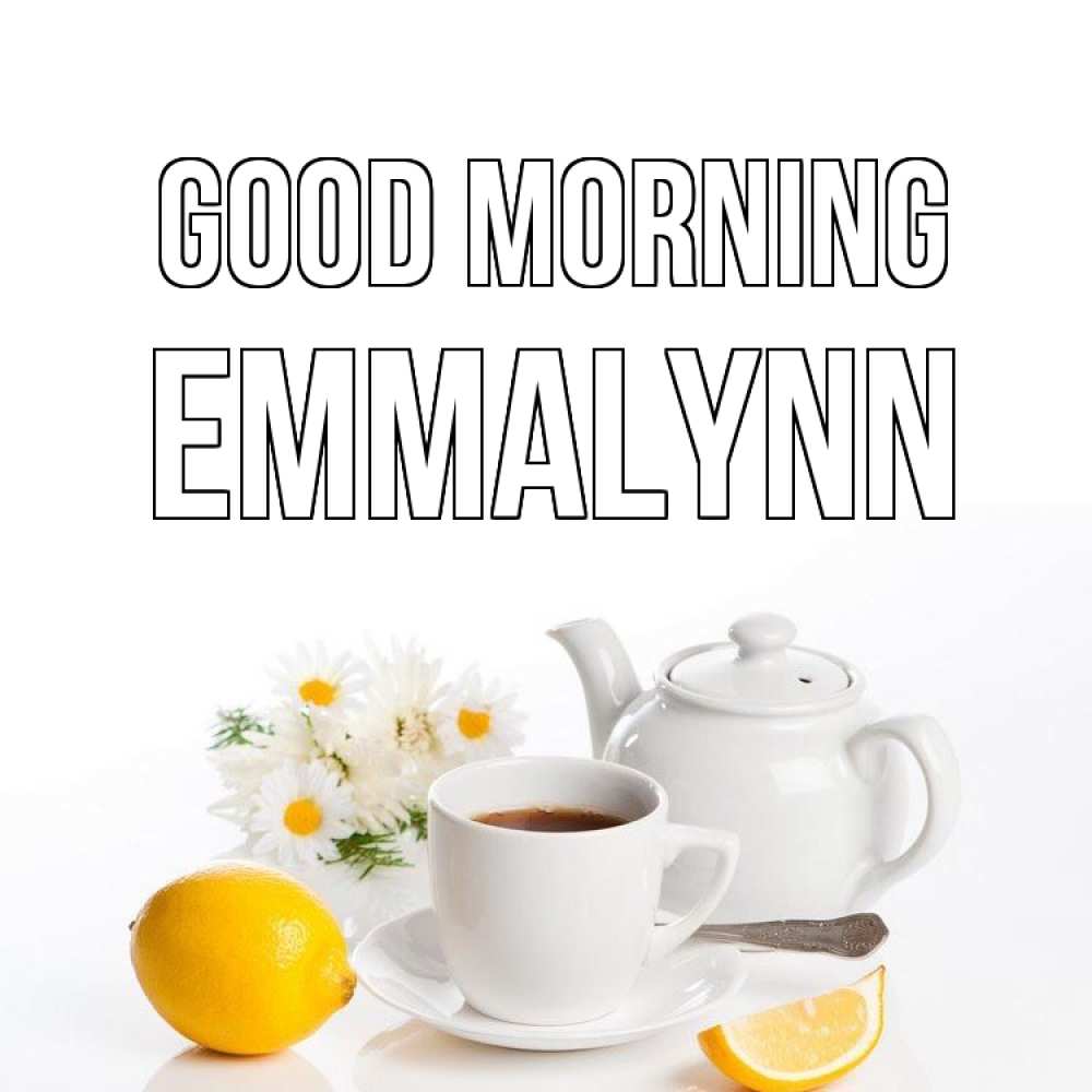 Greetings card с именем, Emmalynn Good morning сиреневые цветы Greetings with text for free download 