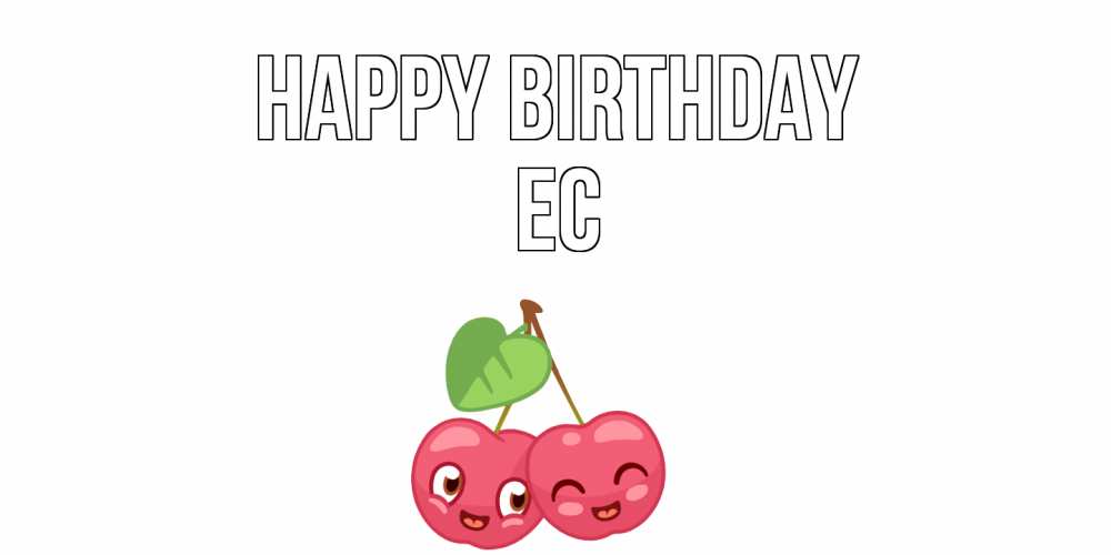 Greetings card с именем, Ес Happy Birthday вишенки Greetings with text for free download 