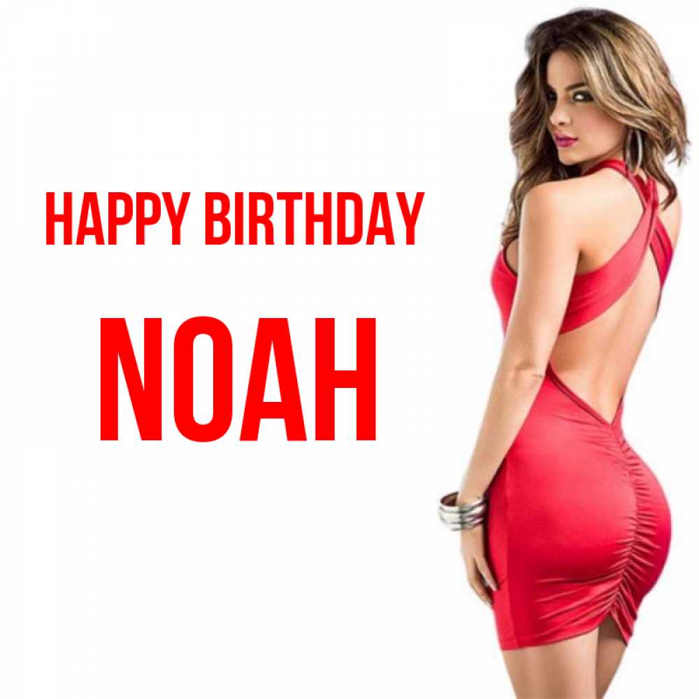 Greetings card с именем, Noah Happy Birthday Поздравительная открытка для парня или подруги Greetings with text for free download 
