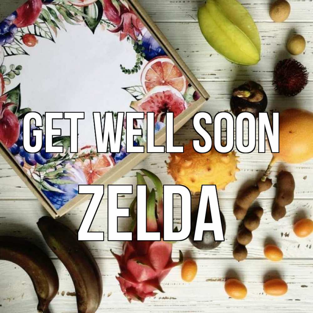 Greetings card с именем, Zelda Get well soon но вот кто то считает что это полезно Greetings with text for free download 