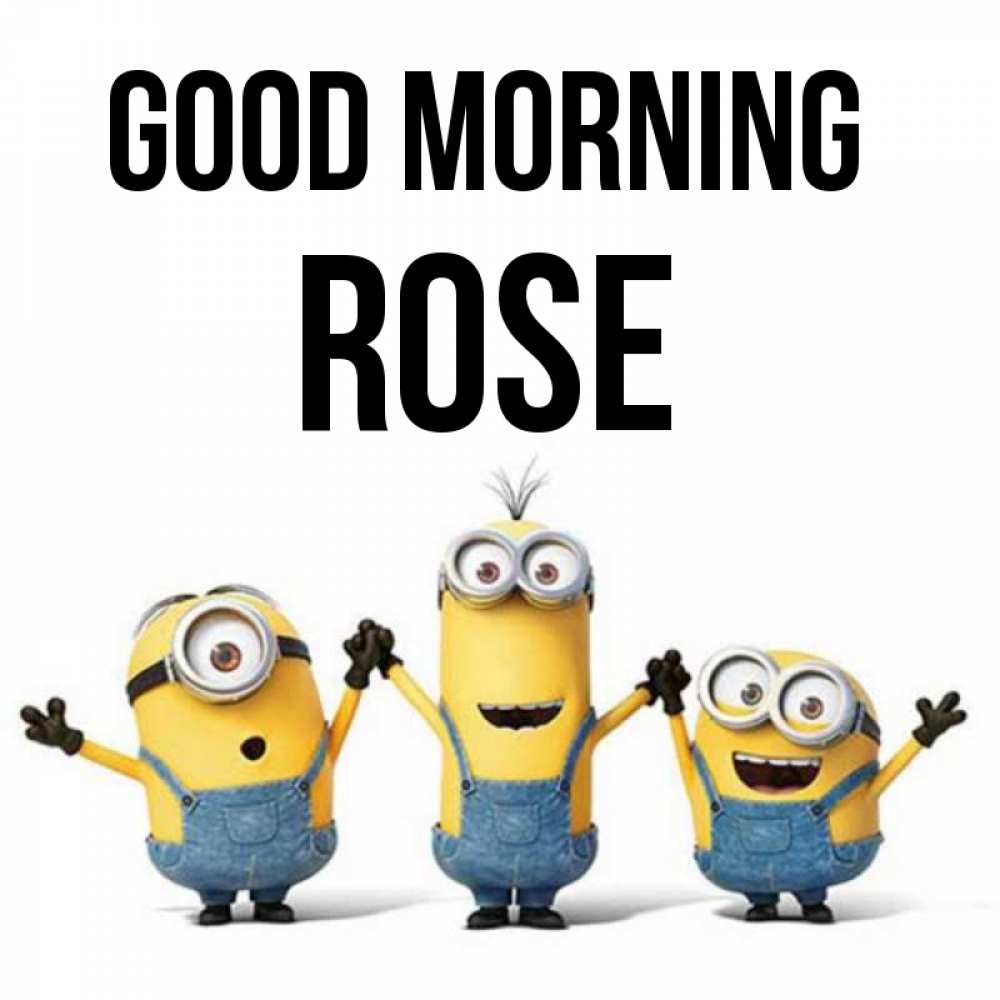 Greetings card с именем, Rose Good morning бодренького утра Greetings with text for free download 
