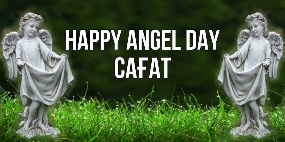 Greetings card с именем, САҒАТ happy angel day небо, ангел, девушка Greetings with text for free download 