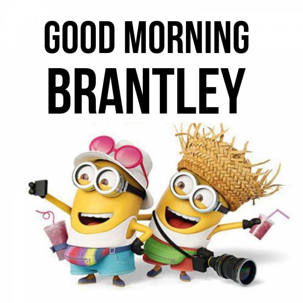 Greetings card с именем, Brantley Good morning карнавал Greetings with text for free download 