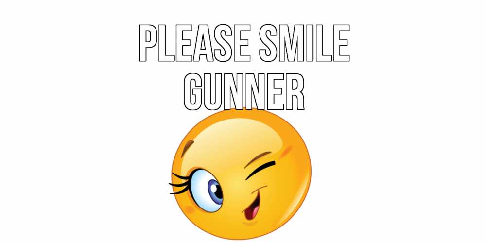 Greetings card с именем, Gunner Please smile улыбка Greetings with text for free download 