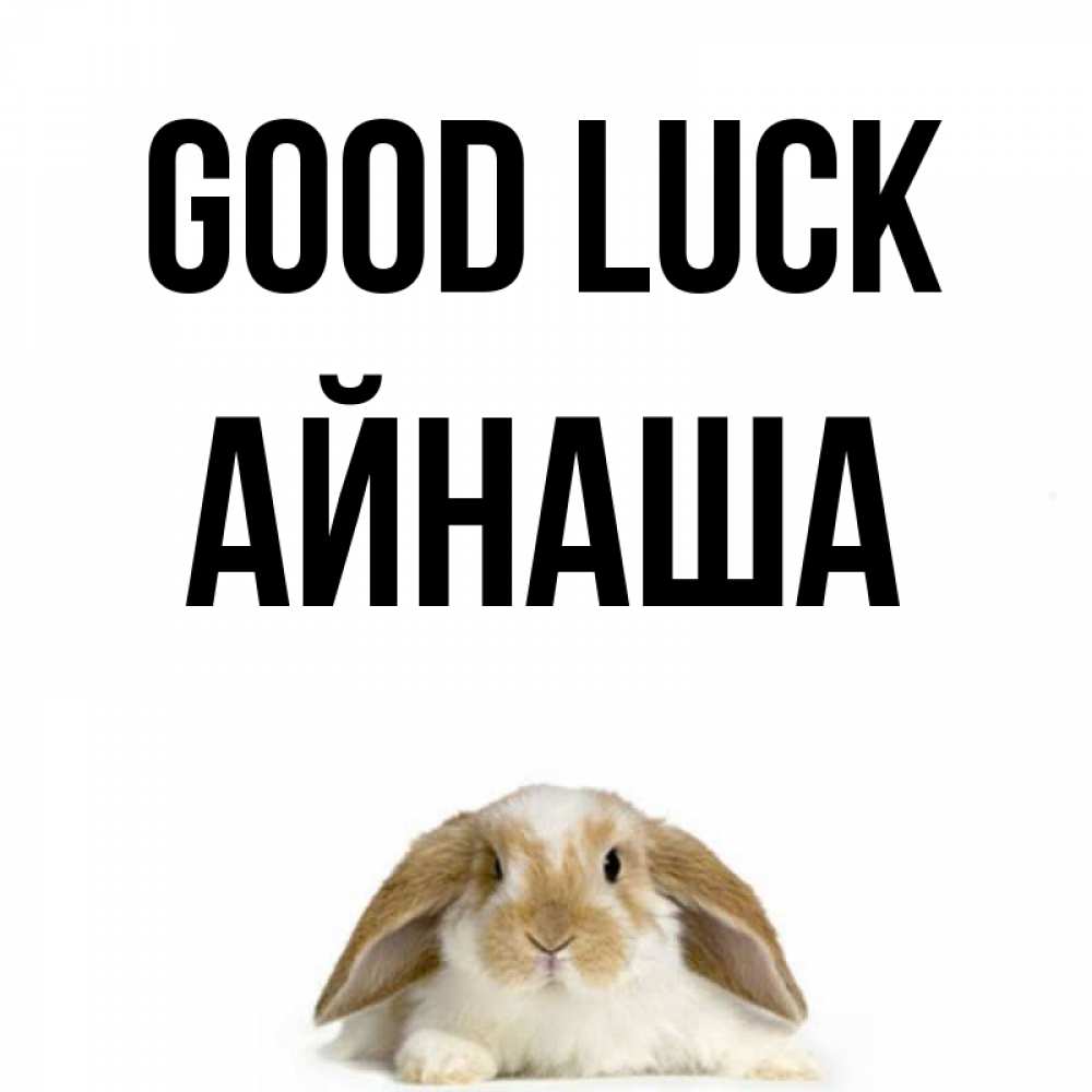 Greetings card с именем, АЙНАША Good luck открытки с произвольным текстом который можно вставить в открытку и создать ее самостоятельно бесплатно онлайн Greetings with text for free download 