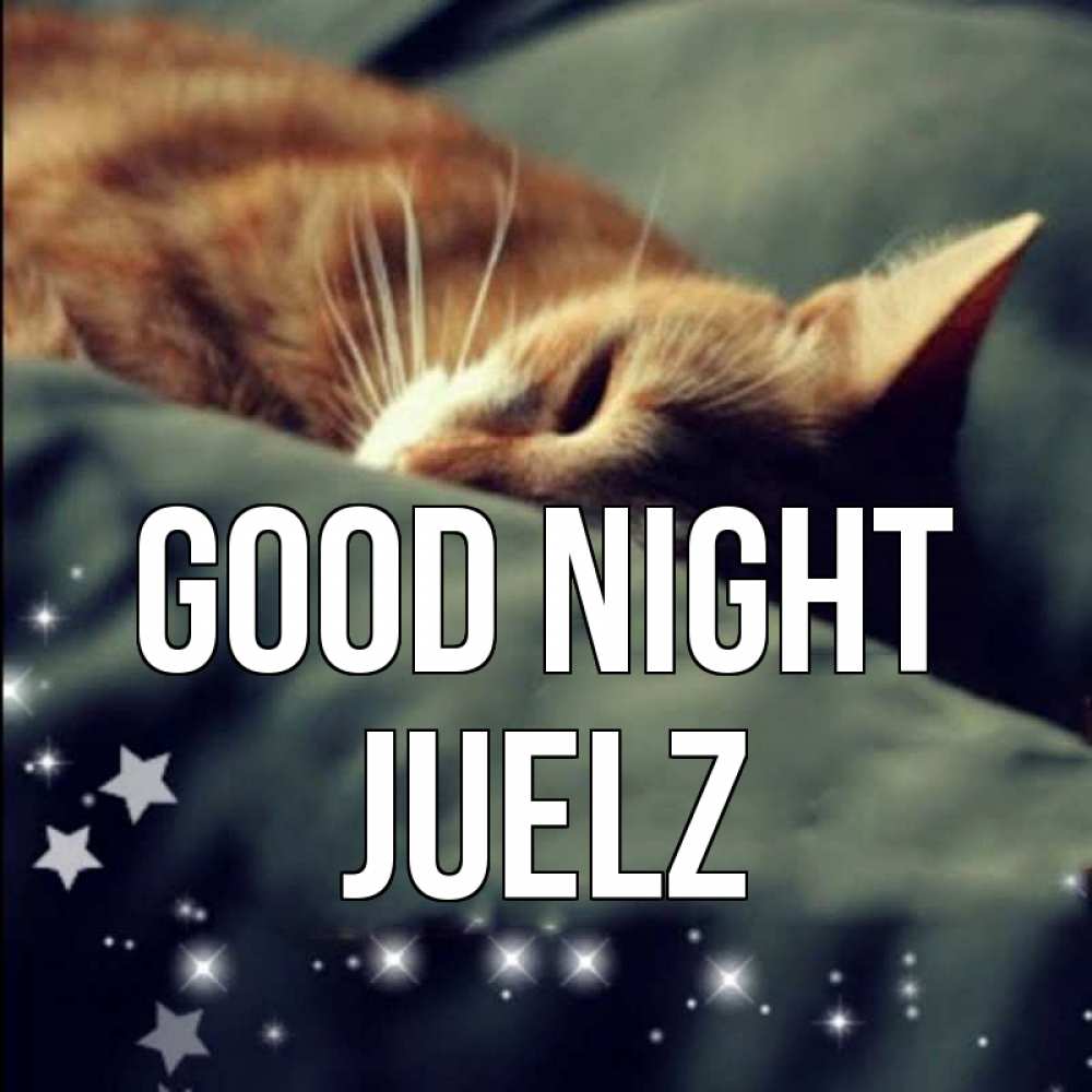 Greetings card с именем, Juelz Good night кроватка Greetings with text for free download 