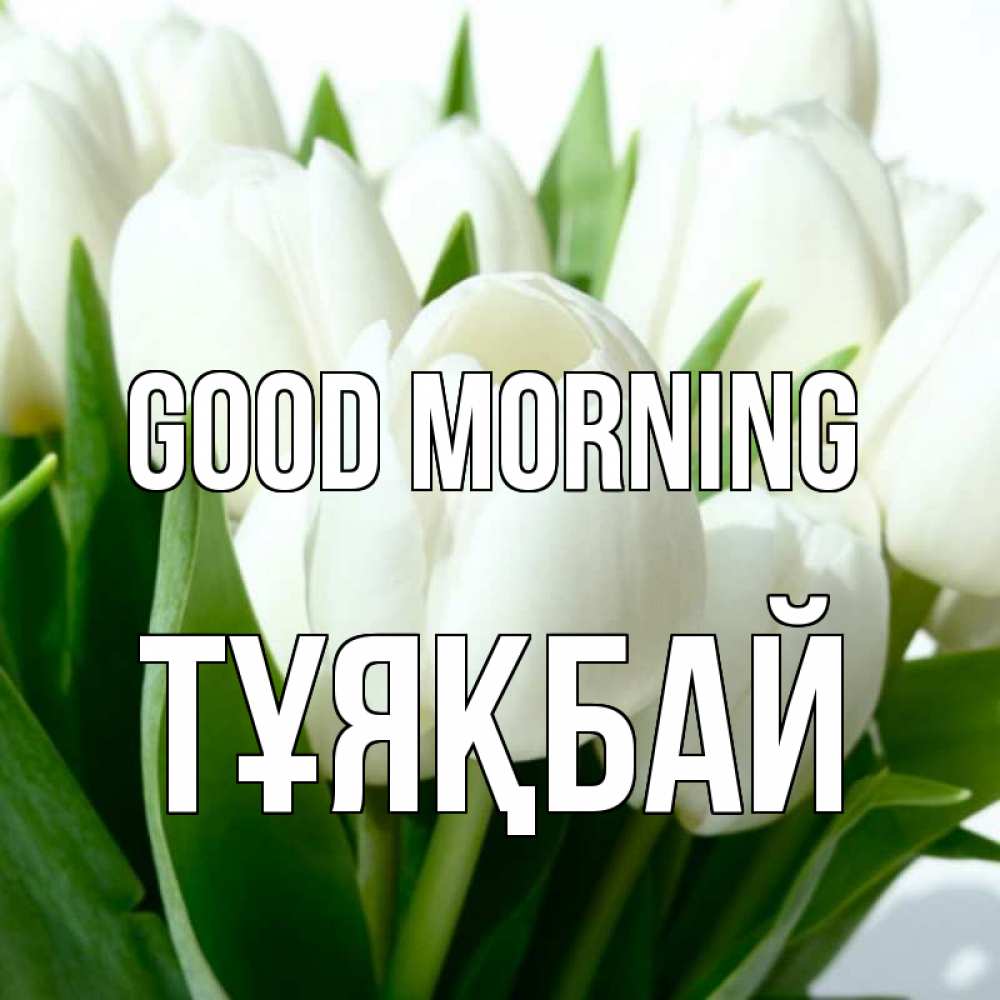 Greetings card с именем, ТҰЯҚБАЙ Good morning открытки на каждый день по именам Greetings with text for free download 