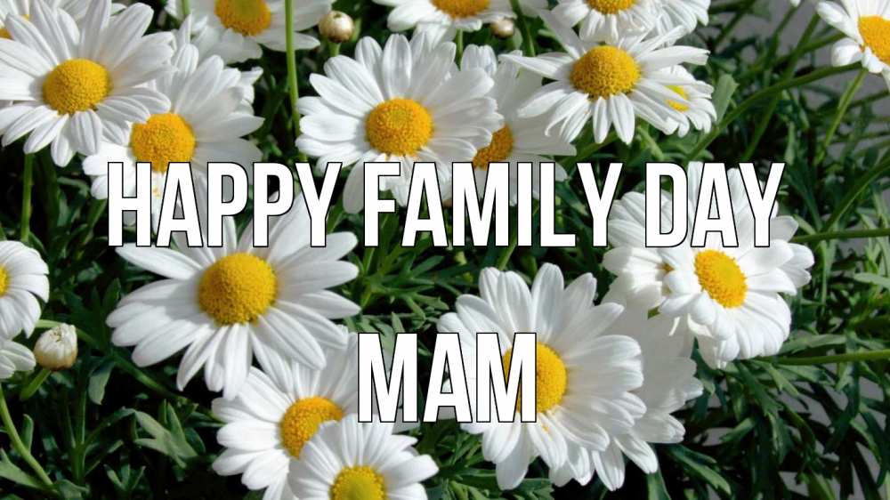 Greetings card с именем, mam happy family day с днем семьи Greetings with text for free download 