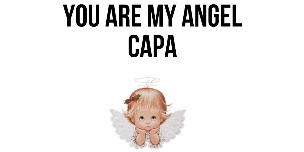 Greetings card с именем, САРА You are my angel ангел Greetings with text for free download 