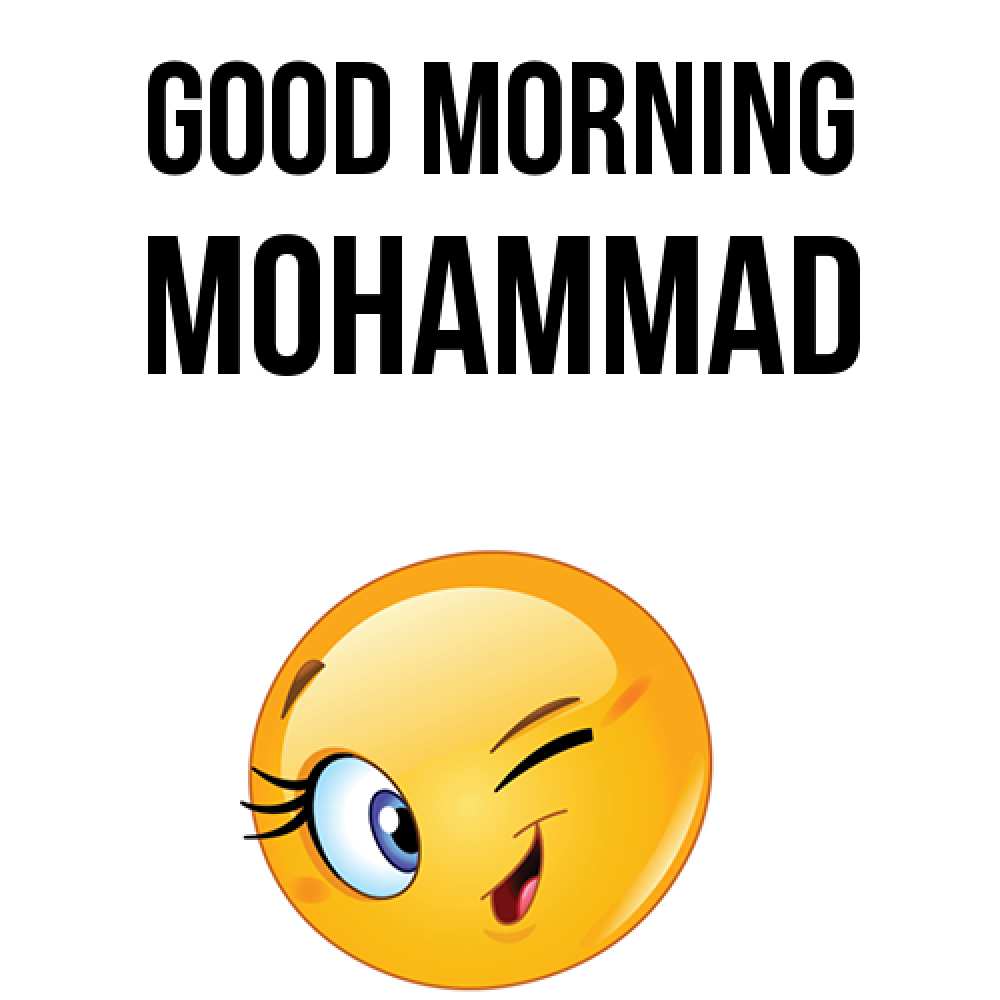 Greetings card с именем, Mohammad Good morning хорошее настроение Greetings with text for free download 