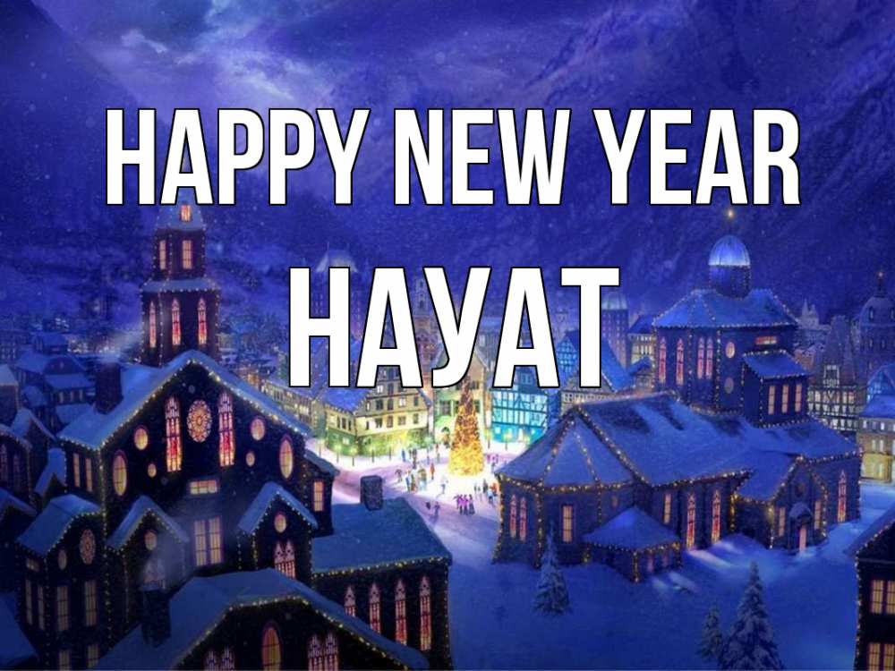 Greetings card с именем, НАУАТ Happy New Year новый год Greetings with text for free download 