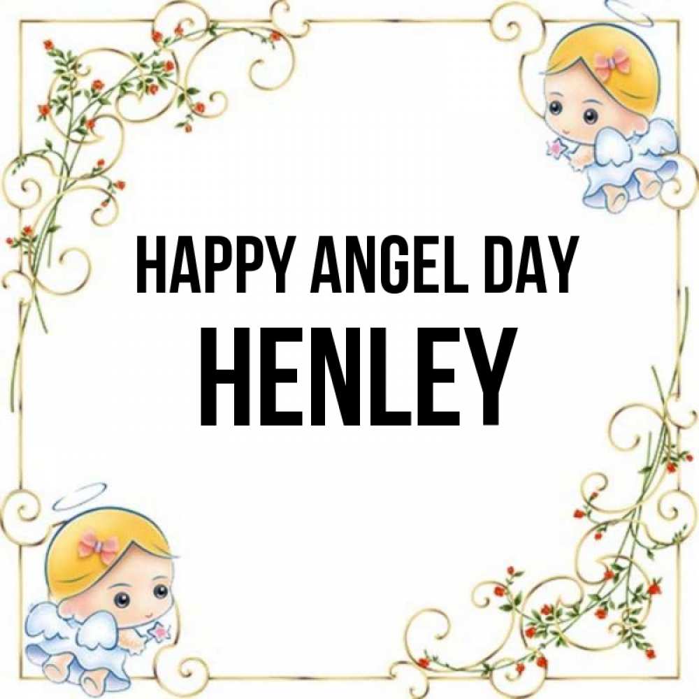 Greetings card с именем, Henley happy angel day девочки ангелы Greetings with text for free download 