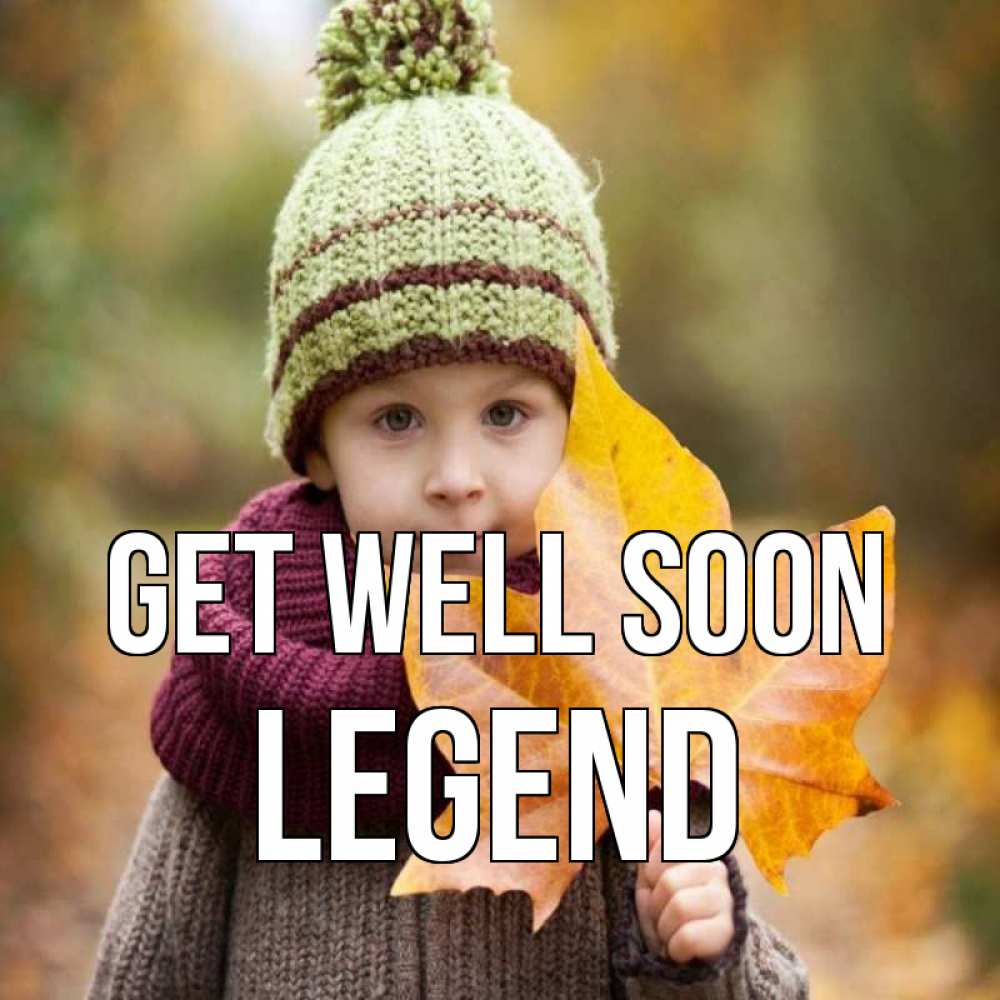 Greetings card с именем, Legend Get well soon дышим свежим воздухом Greetings with text for free download 