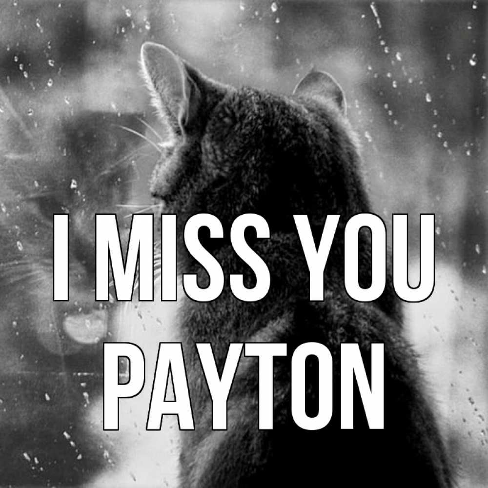 Greetings card с именем, Payton I miss you скорее ко мне приходи 1 Greetings with text for free download 