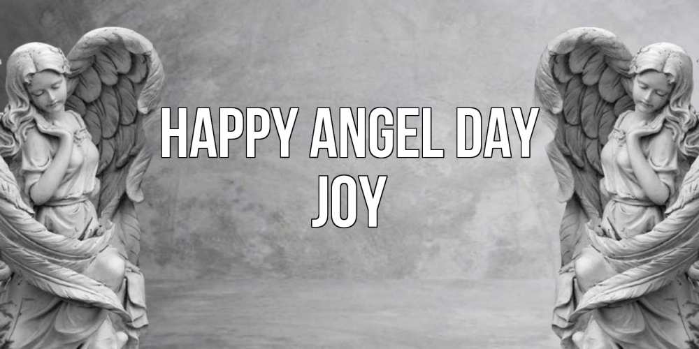 Greetings card с именем, Joy happy angel day ангел хранитель, день ангела Greetings with text for free download 