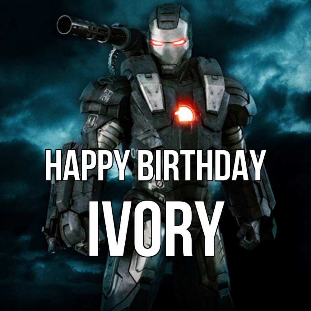 Greetings card с именем, Ivory Happy Birthday марвел супергерой в новом костюме Greetings with text for free download 