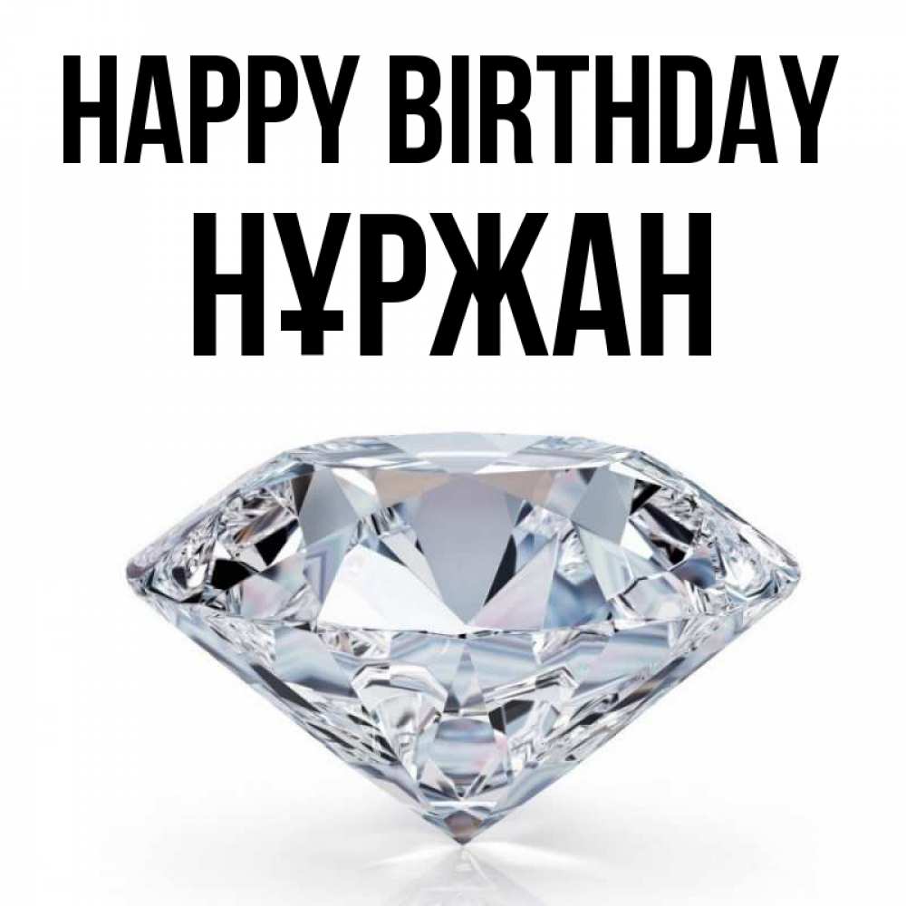 Greetings card с именем, НҰРЖАН Happy Birthday к пожеланием быть богатым Greetings with text for free download 