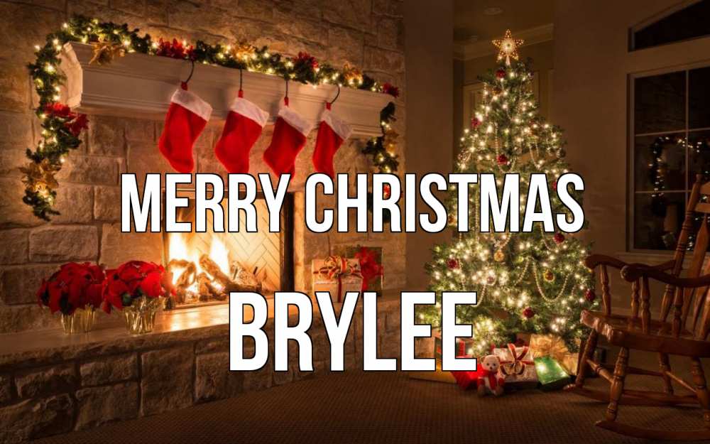 Greetings card с именем, Brylee Merry Christmas рождество Greetings with text for free download 