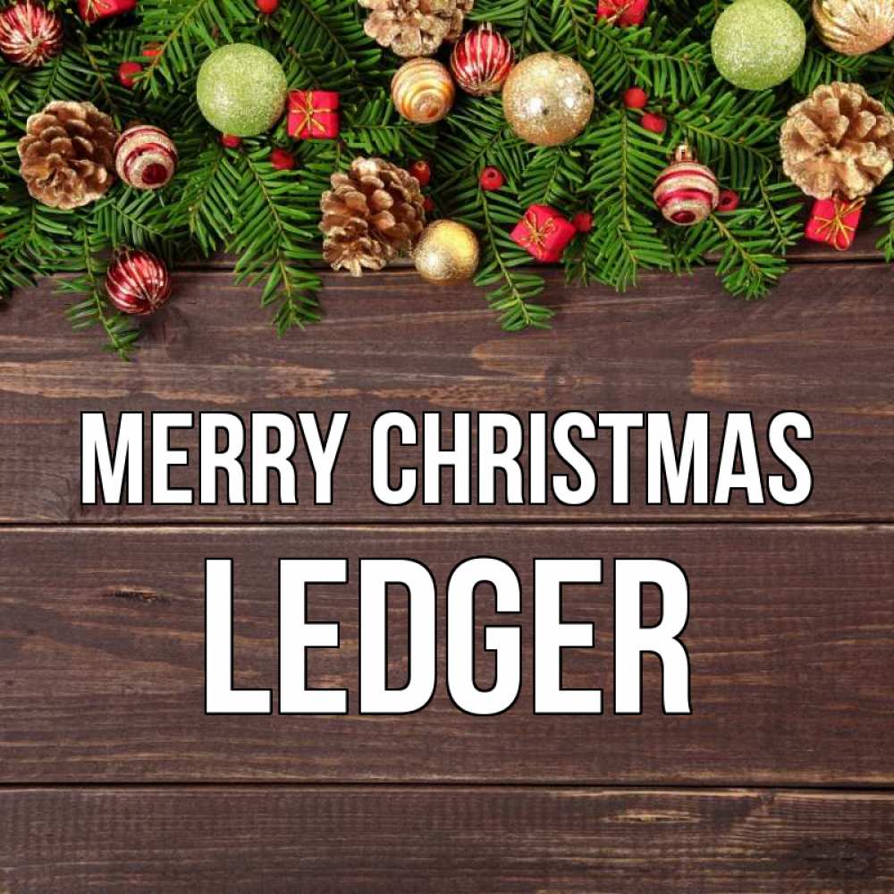 Greetings card с именем, Ledger Merry Christmas с рождеством Greetings with text for free download 