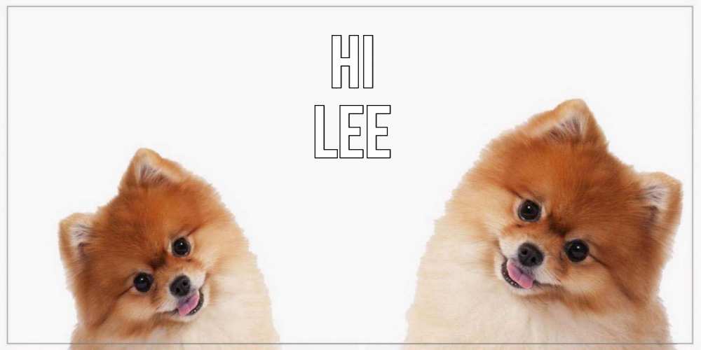Greetings card с именем, Lee Hi привет Greetings with text for free download 
