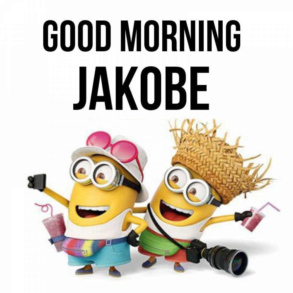 Greetings card с именем, Jakobe Good morning карнавал Greetings with text for free download 