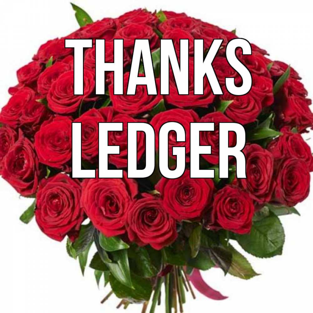 Greetings card с именем, Ledger Thanks букет красных роз Greetings with text for free download 